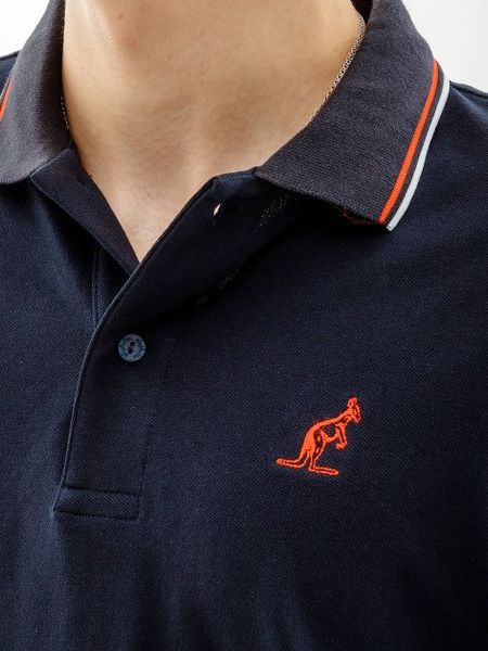 Футболка мужская Australian 2-Stripe Pique' Polo (LSUPO0005-200C), S, WHS, 1-2 дня