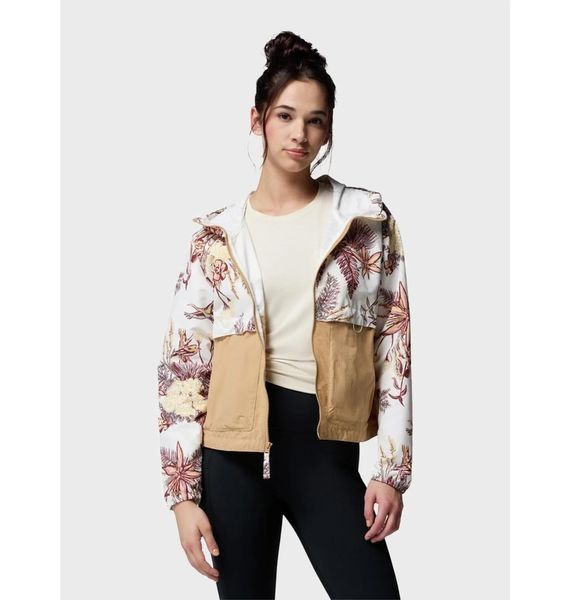 Вітровка жіноча Columbia Spire Valley&trade; Printed Windbreaker White/Beige (2116491CLB-125), 44, WHS, 20% - 30%, 1-2 дні