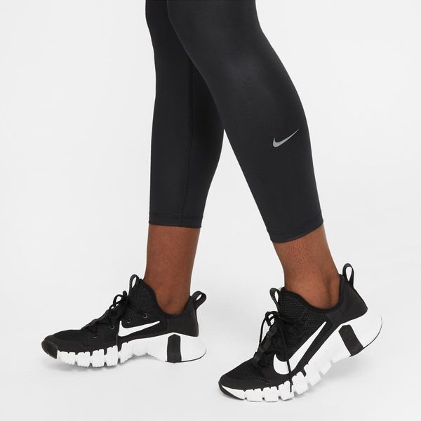 Лосіни Nike W ONE MR 7/8 FAUX LTHR TG (DC7174-010), M