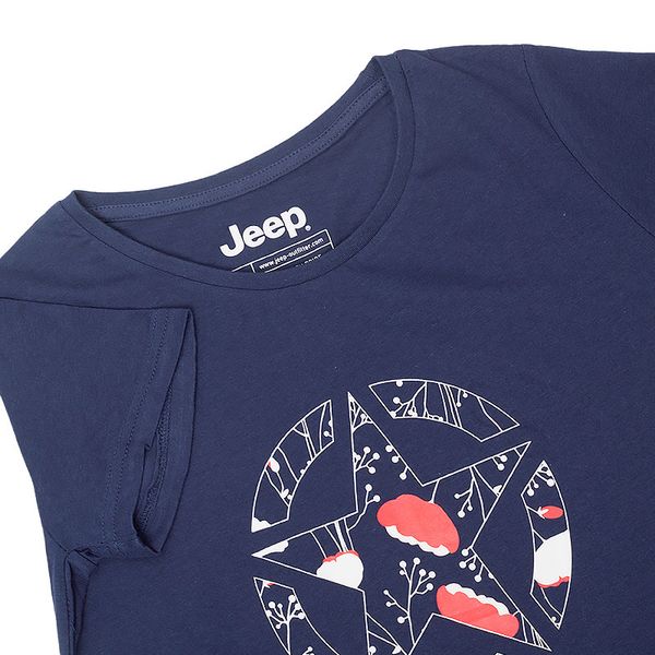 Футболка жіноча Jeep T-Shirt Star Botanical Print J22w (O102614-A184), XL, WHS, 1-2 дні
