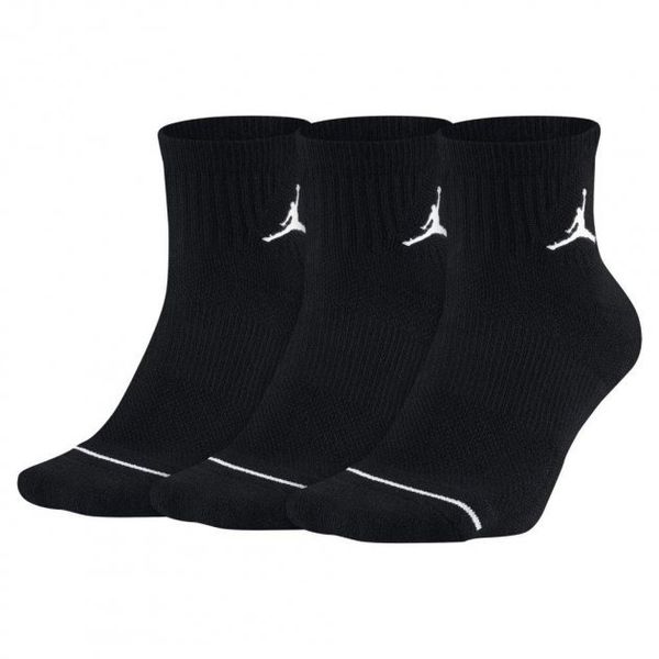 Шкарпетки Jordan Umpman Quarter Dri-Fit 3Ppk (DX9655-010), 34-38, WHS, 10% - 20%, 1-2 дні