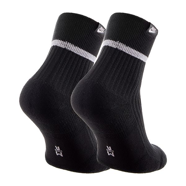 Носки Nike U Snkr Sox Essential Ankle 2Pr (SX7167-010), L, WHS