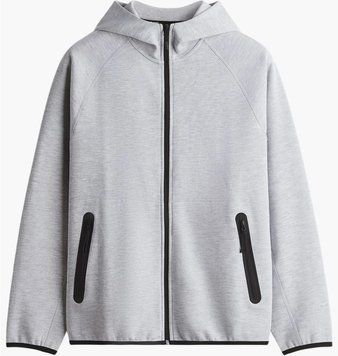 Куртка мужская H&M Hooded Activewear With Drymove Grey (1225654005), L, WHS, 1-2 дня