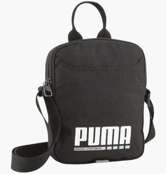 Сумка через плечо Puma Portable Plus Bag Black (090347-01), One Size, WHS, 1-2 дня