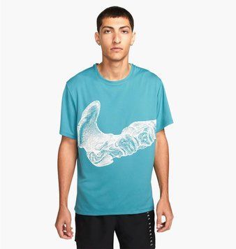 Футболка чоловіча Nike Dri-Fit Uv Run Division Miler (DV9263-379), M, WHS, 30% - 40%, 1-2 дні