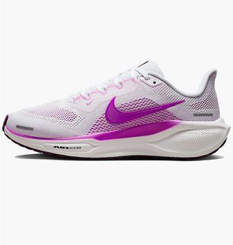 Кросівки жіночі Nike Air Zoom Pegasus 41 White/Pink (FD2723-103), 42, WHS, > 50%, 1-2 дні