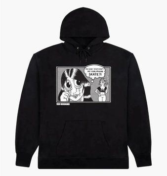 Кофта чоловіча Thrasher Thr X Toy Machine Girlfriend Black (145599-BLA), M, WHS, 1-2 дні