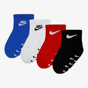 Носки Nike Nhn 4Pk Logo Gripper (NN1270-U89), 6-12 MONTH, WHS, < 10%, 1-2 дня