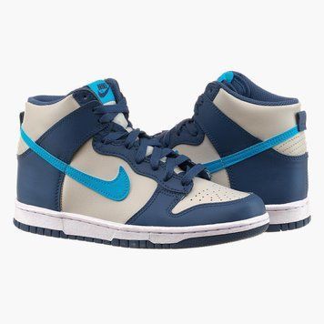 Кросівки жіночі Nike Dunk High Gs Grey Blue (DB2179-006), 36.5, OFC, > 50%, 1-2 дні