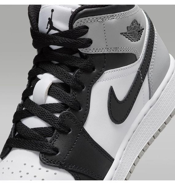 Кроссовки детские Jordan 1 Mid Bg Black/White (DQ8423-101), 37.5, WHS, 20% - 30%, 1-2 дня
