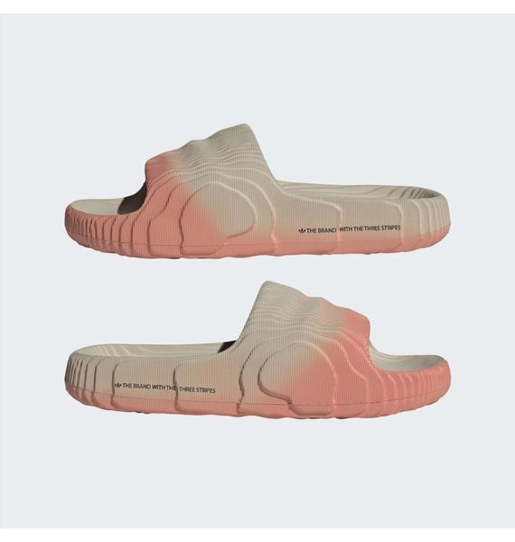 Тапочки унісекс Adidas Adilette 22 Grey/Peach (IF3673), 39, WHS, 1-2 дні