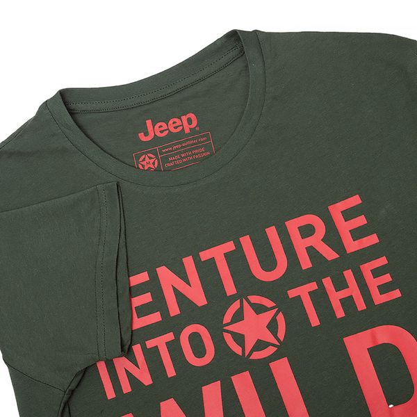 Футболка мужская Jeep T-Shirt Venture Into The Wild (O102592-E848), L, WHS, 10% - 20%, 1-2 дня