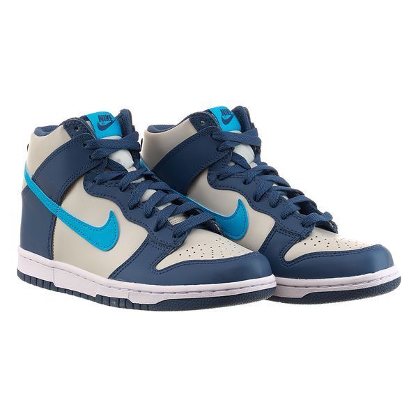 Кросівки жіночі Nike Dunk High Gs Grey Blue (DB2179-006), 36.5, OFC, > 50%, 1-2 дні