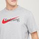 Фотография Футболка мужская Nike T-Shirt Dri-Fit Training Grey (CZ7989-063) 3 из 3 в Ideal Sport
