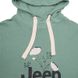 Фотографія Кофта жіночі Jeep Hooded Oversize Sweatshirt Botanical Print (O102606-E854) 3 з 4 в Ideal Sport