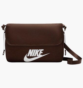 Сумка на плечо Nike W Nsw Futura 365 Crossbody Brown (CW9300-265), 22 &times; 16 &times; 6 СM, WHS, 1-2 дня