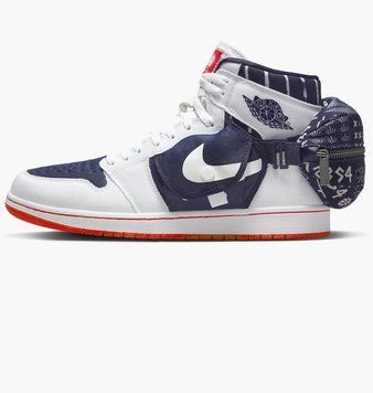 Кроссовки мужские Jordan The Air Jordan 1 Stash &ldquo;Quai 54&rdquo; (DV1717-100), 41, WHS, 40% - 50%, 1-2 дня