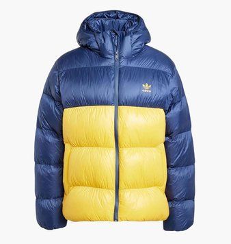 Куртка чоловіча Adidas Adicolor Down Regen Blue/Yellow (IW3451), 2XL, WHS, 1-2 дні