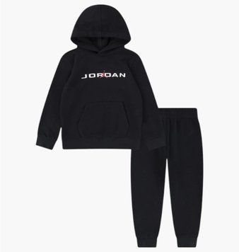 Спортивный костюм детской Jordan Little Boys Mj Baseline Flc Set Black (85F270-023), 3, WHS, 1-2 дня