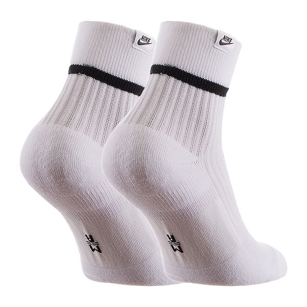 Носки Nike U Snkr Sox Essential Ankle 2Pr (SX7167-100), 42-46, WHS, 10% - 20%, 1-2 дня