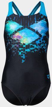Купальник закрытый женский Arena Multi Pixels Swimsuit Swim Pro (006679-580), 8, WHS, 1-2 дня