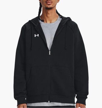 Кофта мужская Under Armour Rival Fleece Fz (1379767-001), LG, OFC, > 50%, 1-2 дня