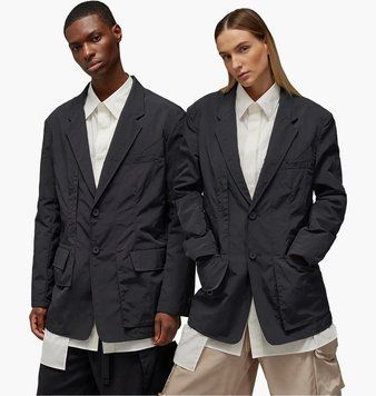Куртка унисекс Adidas Y-3 Crinkle Nylon Blazer Black (IV5836), S, WHS, 1-2 дня