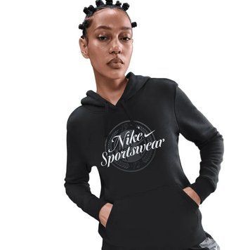 Кофта унисекс Nike W Nsw Club Flc Gx Std Po Hdy (IH8496-010), L, WHS, 10% - 20%, 1-2 дня