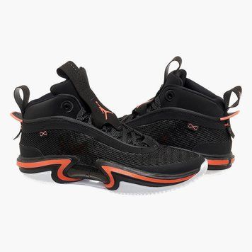 Кросівки чоловічі Jordan Xxxvi Black Infrared (CZ2650-001), 41, OFC, > 50%, 1-2 дні
