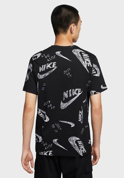 Футболка Nike Nike All Over Print Swoosh (CU9083-010), M