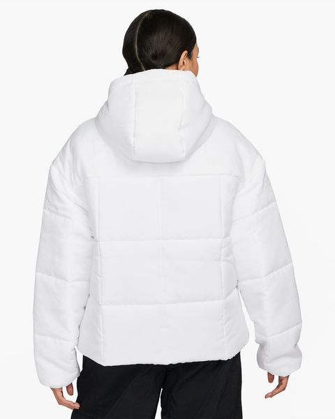 Куртка жіноча Nike Sportswear Classic Puffer Therma-Fit Loose Hooded Jacket (FB7672-100), M, OFC, 40% - 50%, 1-2 дні