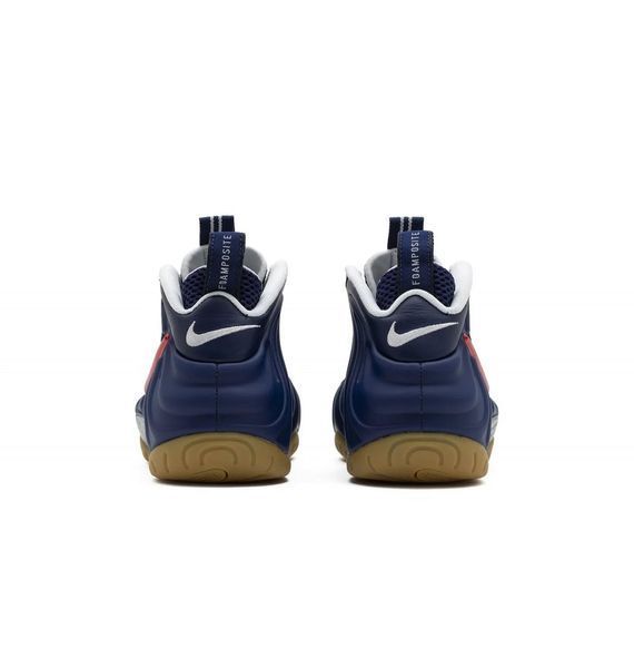 Баскетбольні кросівки чоловічі Nike Air Foamposite Pro Navy Red (CJ0325-400), 42, WHS, < 10%, 1-2 дні