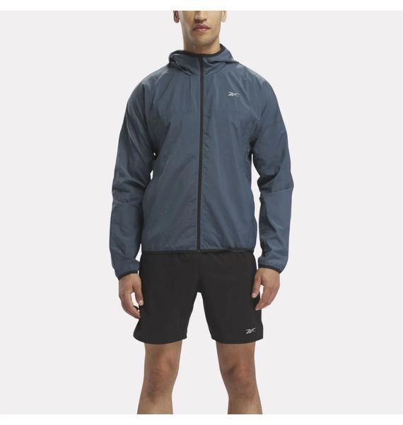 Кофта мужская Reebok Running Hooded Jacket Blue (100070807), L, WHS, 10% - 20%, 1-2 дня