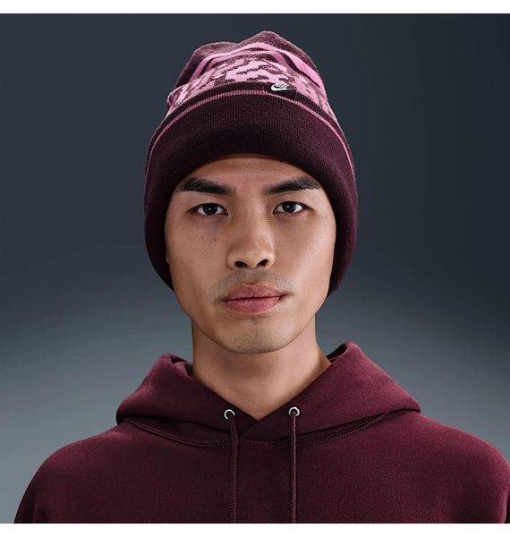 Шапка Nike Peak Bordo (HQ0355-652), One Size, WHS, 10% - 20%, 1-2 дня