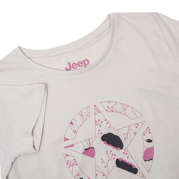 Футболка женская Jeep T-Shirt Star Botanical Print J22w (O102614-J863), XL, WHS, 1-2 дня