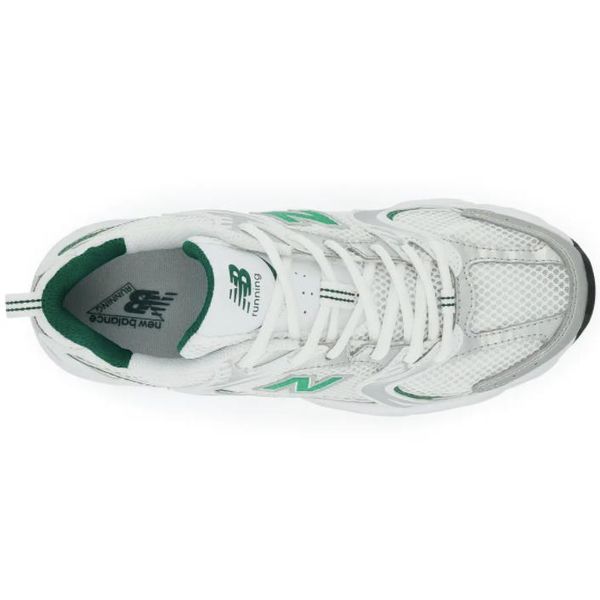 Кросівки чоловічі New Balance 530 White Nightwatch Green (MR530ENG), 44, WHS, 1-2 дні