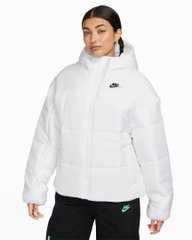Куртка жіноча Nike Sportswear Classic Puffer Therma-Fit Loose Hooded Jacket (FB7672-100), S, OFC, 30% - 40%, 1-2 дні
