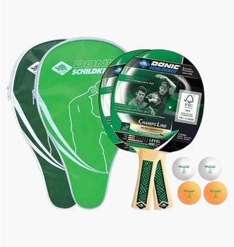 Набор для настольного тенниса Donic Champs 400 Cover Green (DT1-788498), One Size, WHS, 10% - 20%, 1-2 дня