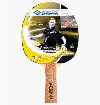 Теннисная ракетка Donic Persson 500 New (728451), One Size, WHS, < 10%, 1-2 дня
