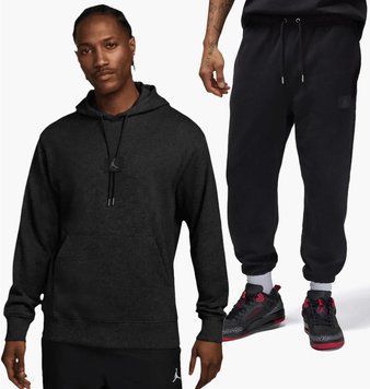 Спортивный костюм мужской Jordan M Flt Flc Po Black (FV7247-010 + FV7251-010), M, WHS, 1-2 дня