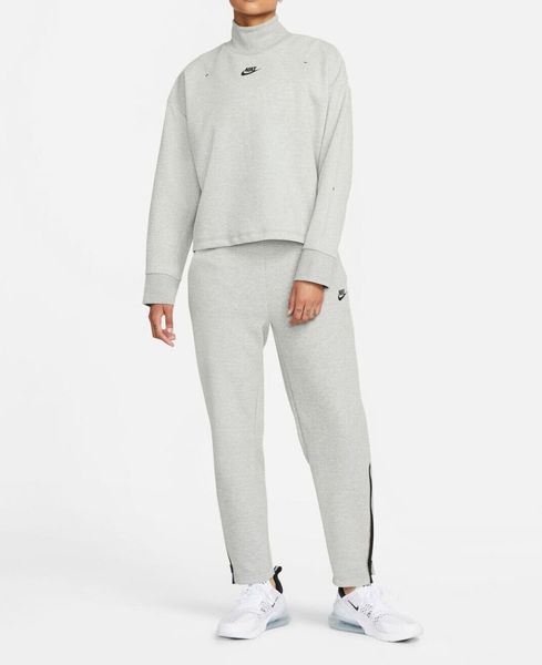 Кофта женские Nike Sportswear Grey Hearther Tech Fleece Turtleneck Sweatshirt (DD5628-063), S, WHS, 10% - 20%, 1-2 дня