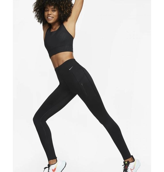 Лосины женские Nike W Dri-Fit Go Hr Tght (DQ5668-010), S, WHS, 30% - 40%, 1-2 дня