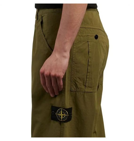 Брюки чоловічі Stone Island Ripstop Olive (L1S151200014-S0184-V0019), 2XL, WHS, 1-2 дні