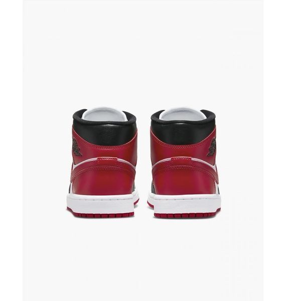 Кроссовки женские Jordan 1 Mid Bred Toe (BQ6472-079), 44, WHS, > 50%, 1-2 дня