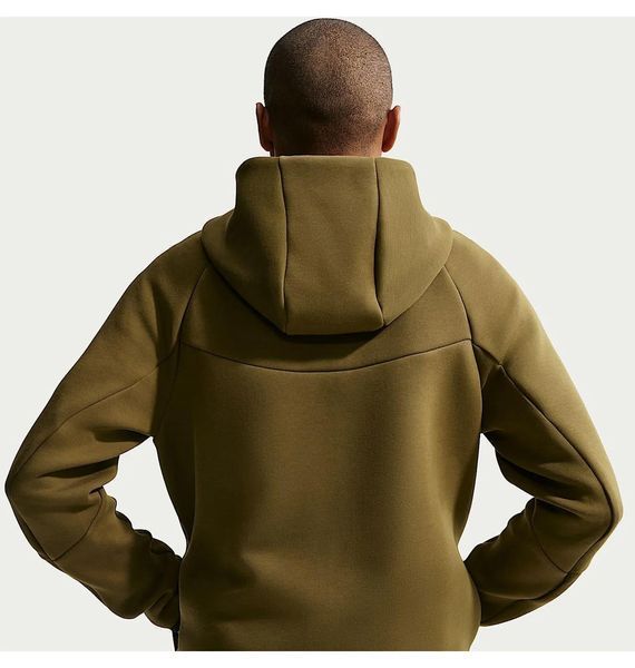 Кофта мужская Nike Tech Fleece Fz Wr Olive (HV0949-368), XS, WHS, 1-2 дня