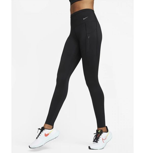 Лосины женские Nike W Dri-Fit Go Hr Tght (DQ5668-010), S, WHS, 30% - 40%, 1-2 дня
