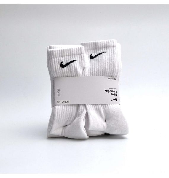 Носки Nike U Nk Everyday Cush Crew 6Pr-Bd (SX7666-100), 34-38, WHS, 30% - 40%, 1-2 дня