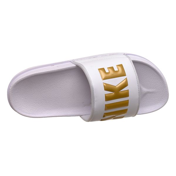 Тапочки женские Nike Wmns Offcourt Slide White Metallic Gold (BQ4632-106), 39, OFC, 20% - 30%, 1-2 дня