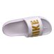Фотография Тапочки женские Nike Wmns Offcourt Slide White Metallic Gold (BQ4632-106) 4 из 5 в Ideal Sport