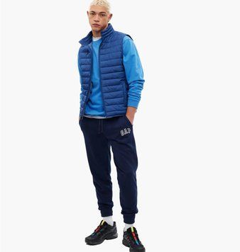 Брюки мужские Gap Logo Sweatpants Blue (795695-02), S, WHS, 10% - 20%, 1-2 дня